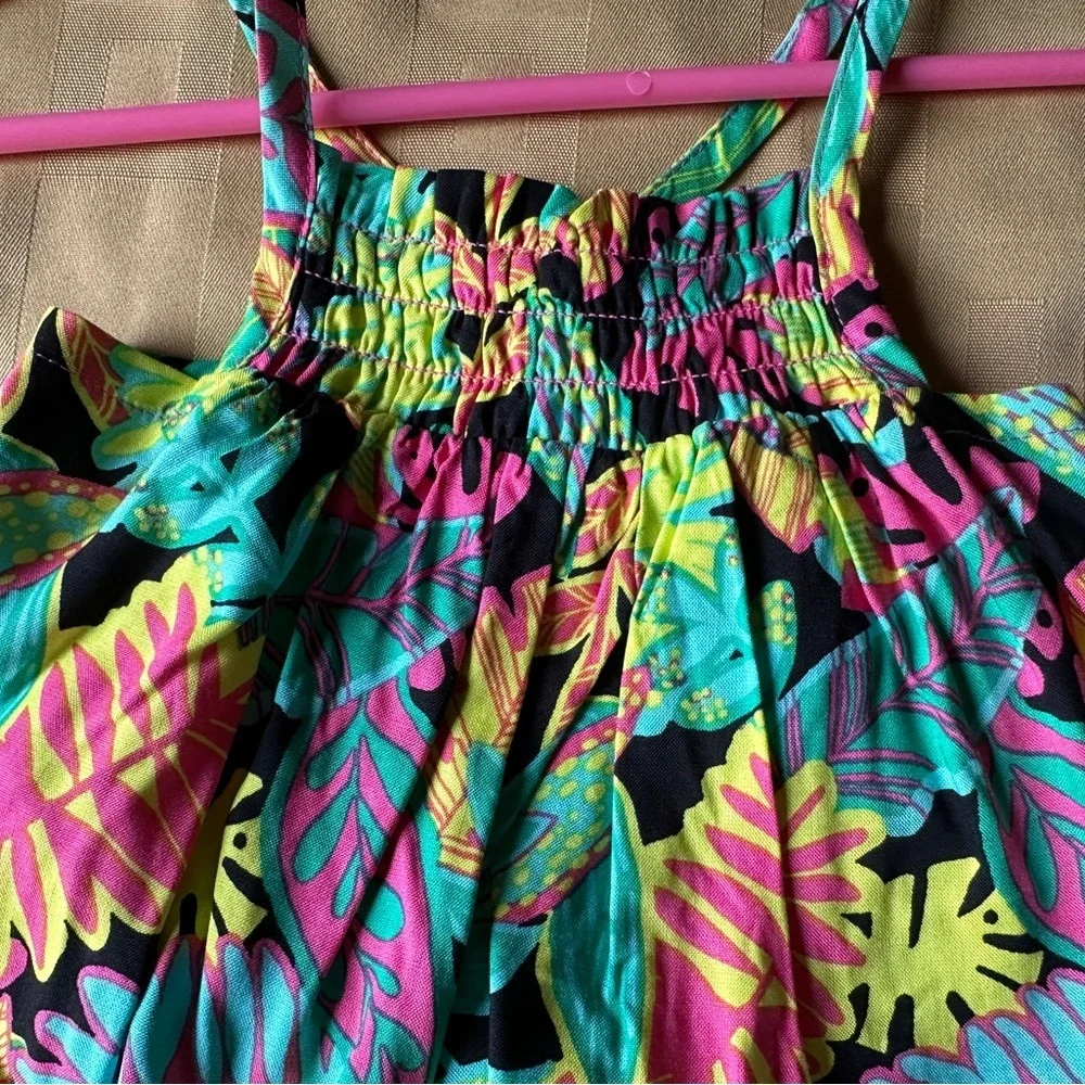 Tropical Print Kids 2 pc beach/outdoor party‎ outfit Size 3-6 Month NEW